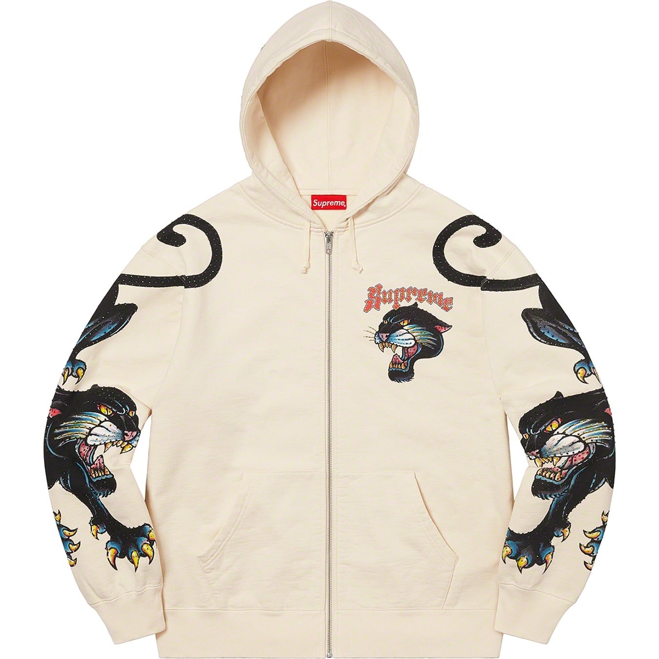 Panther Zip Up Hooded Sweatshirt view 2